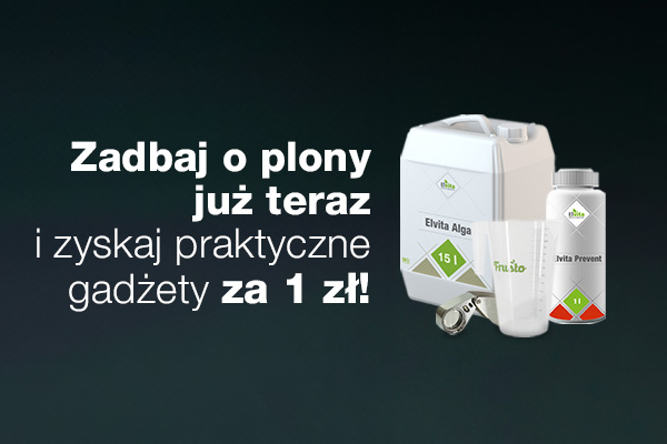​Odżywienie plantacji z gadżetem – skorzystaj z promocji na Elvita Alga i Elvita Prevent!